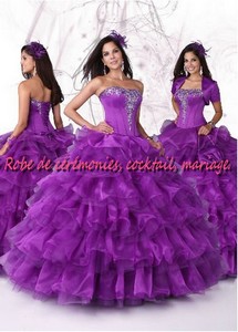 Robe de princesse NVP violette VENDU avec jupon adapté & boléro