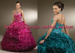 Robe de princesse NVP vert VENDU avec jupon adapté.