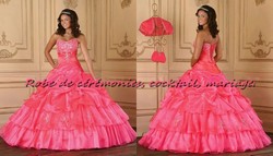 Robe de princesse NVP rose VENDU avec jupon adapté & boléro