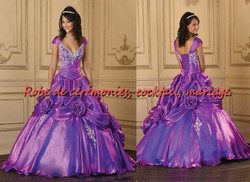 Robe de princesse NVP mauve pâle VENDU avec jupon adapté.