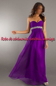 Robe de mariée CS violette