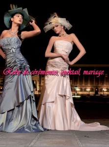 Robe de mariée glamour argenté