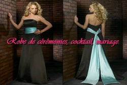 Robe bustier Noir et Turquoise